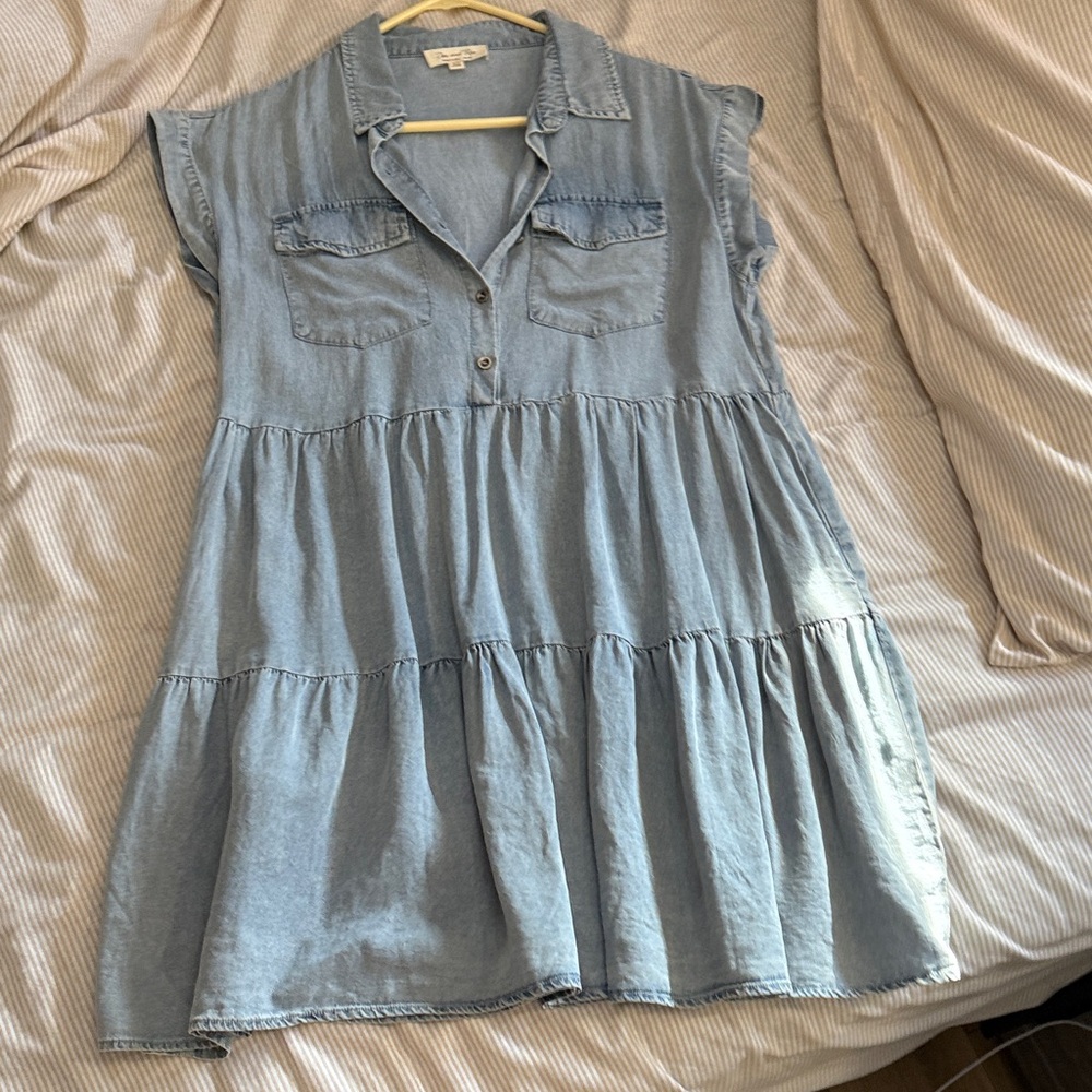 Light Blue Denim Dress